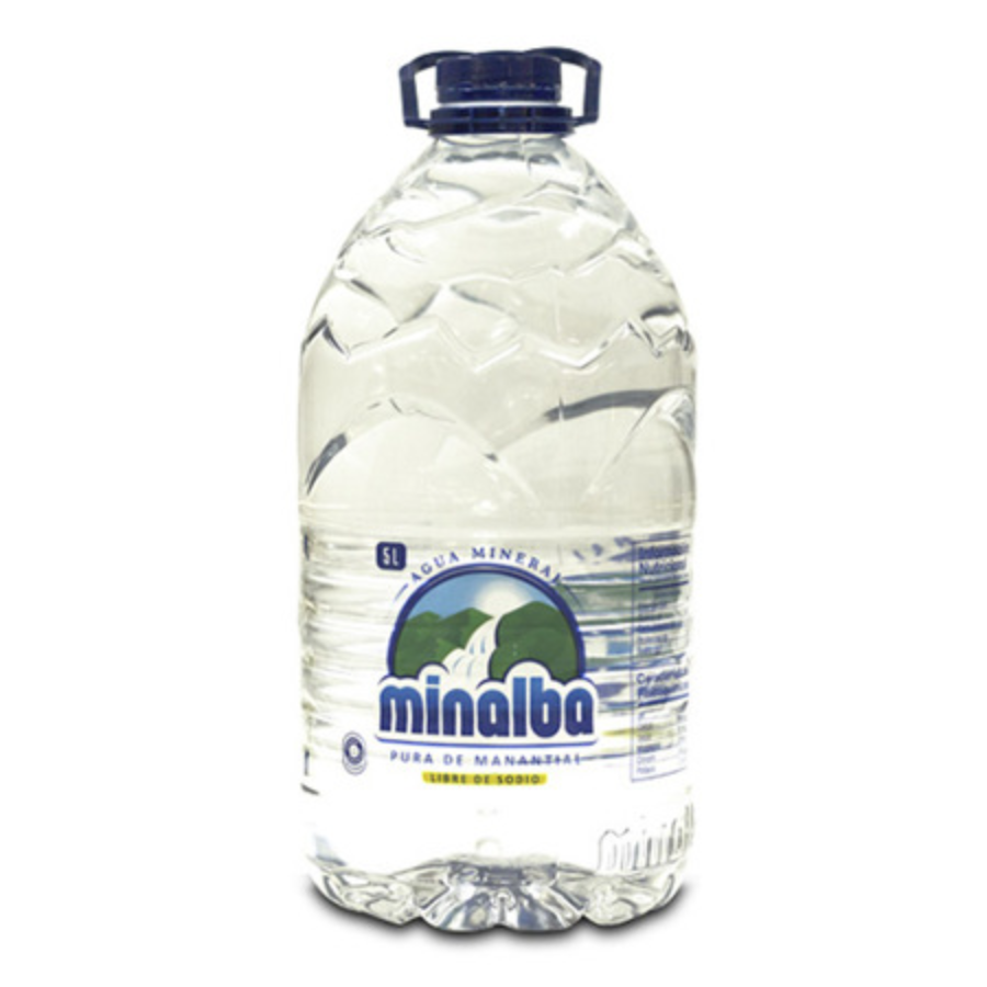 AGUA MINERAL MINALBA 5 LTS
