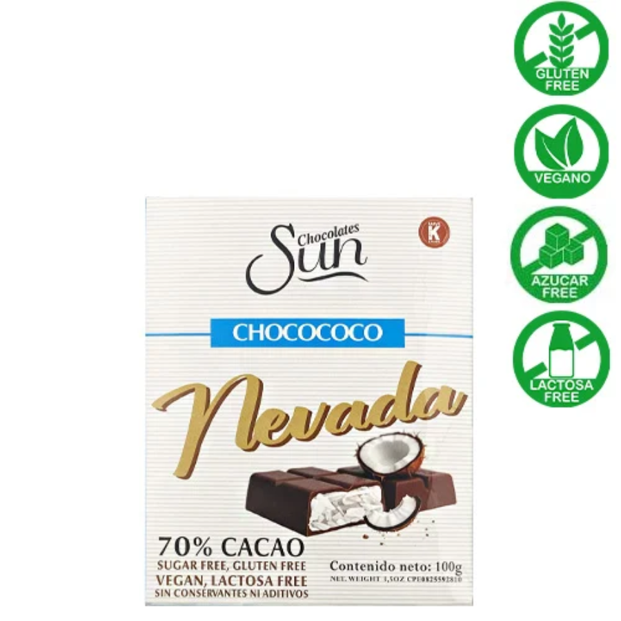 BARRA DE CHOCOLATE CHOCOCOCO NEVADA SUN