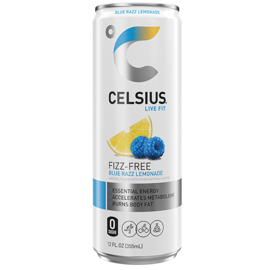 CELSIUS  BLUE RAZZ LEMONADE 355ML