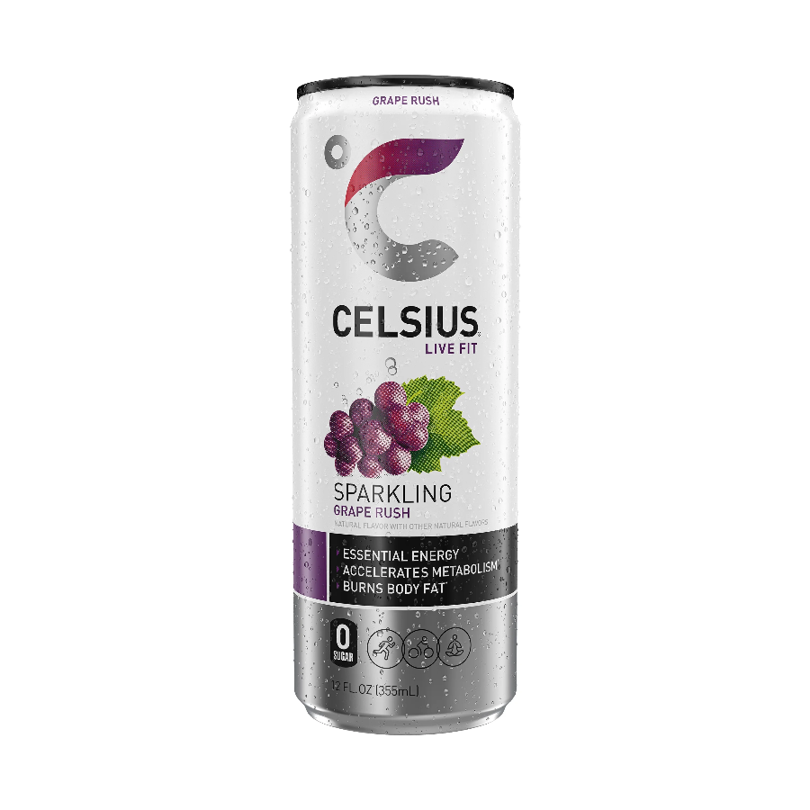 CELSIUS GRAPE RUSH 355ML
