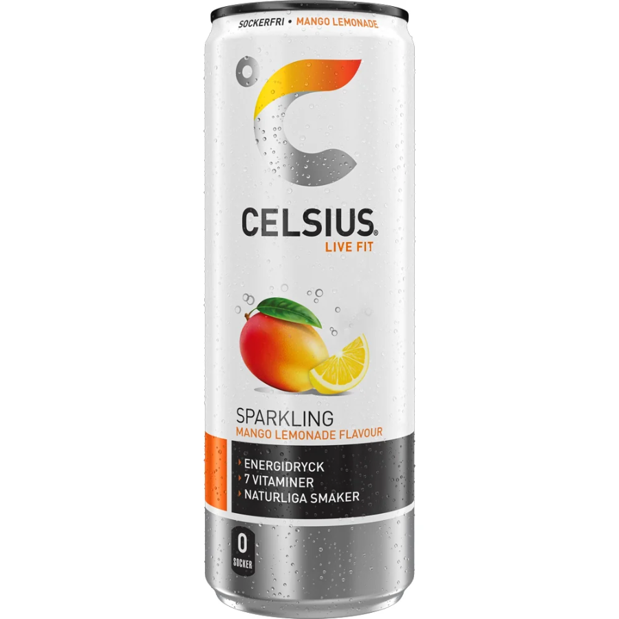 CELSIUS MANGO LEMONADE 355ML