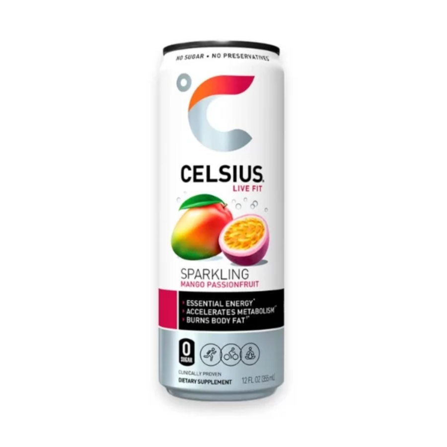 CELSIUS MANGO PASSIONFRUIT 355ML