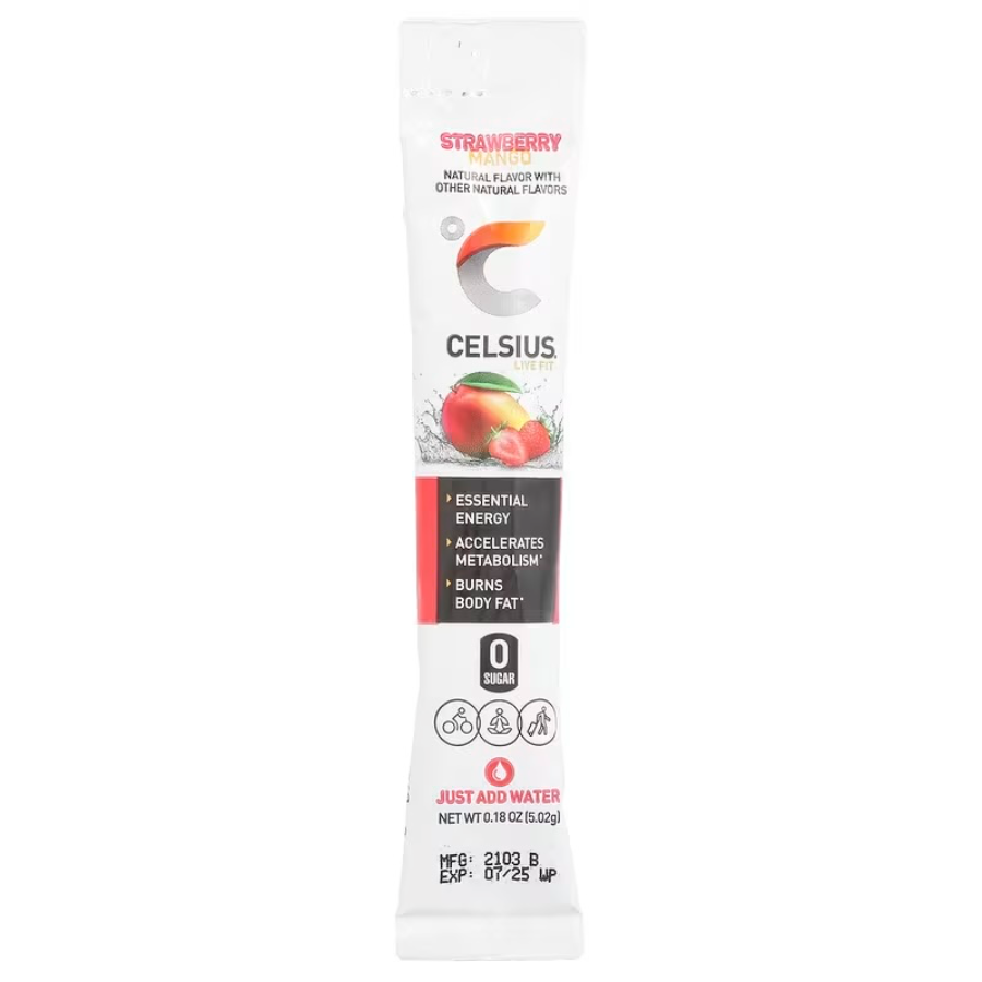 CELSIUS STRAWBERRY MANGO SOBRE