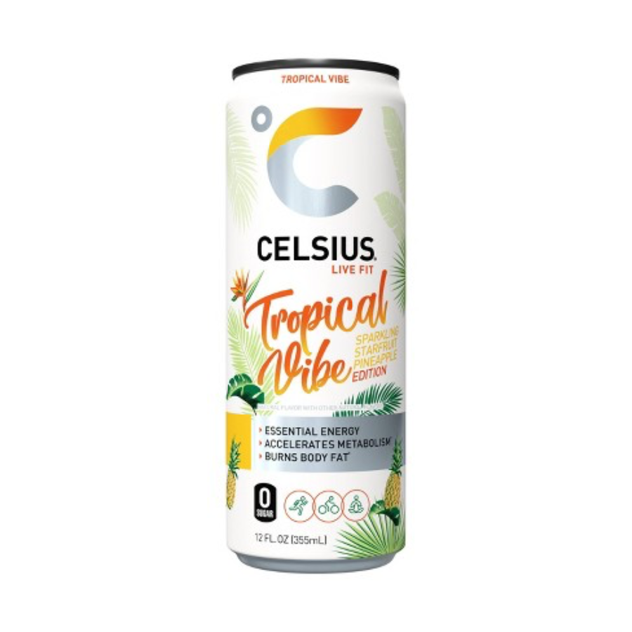 CELSIUS TROPICAL VIBE 355ML