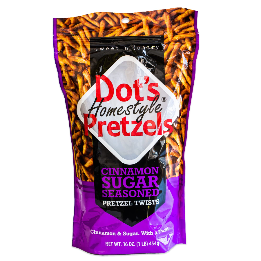 DOTS PRETZELS 454G CINNAMON