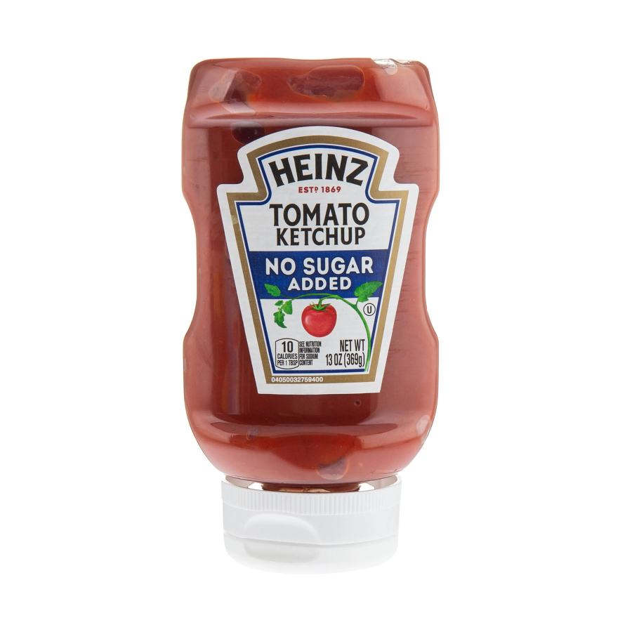 KETCHUP HEINZ NO SUGAR 369 G