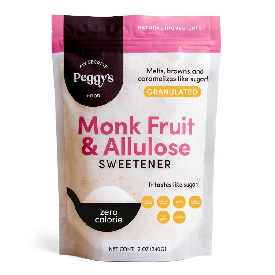 MONK FRUIT & ALLULOSE 340G PEGGYS