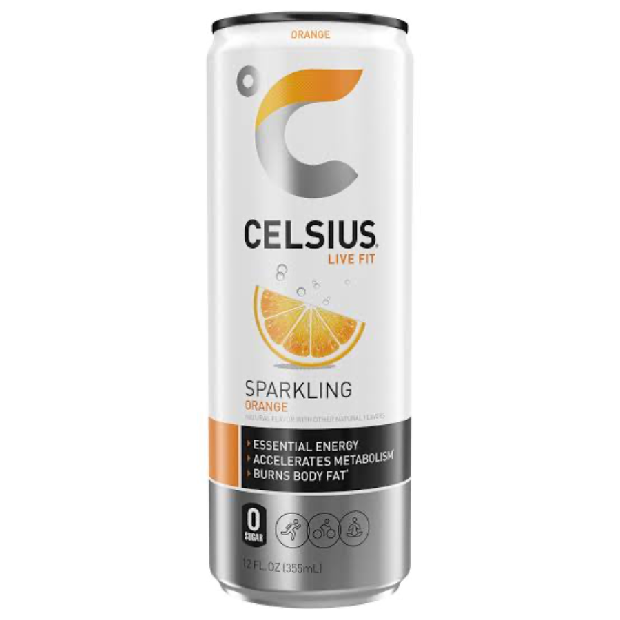 ORANGE SPARKLING CELSIUS 355ML