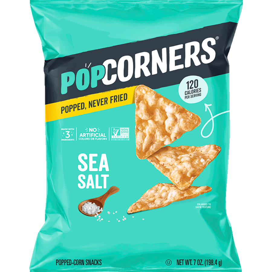 POPCORNERS SEA SALT 198.4G