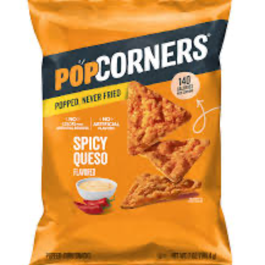 POPCORNERS SPICY QUESO 198.4G