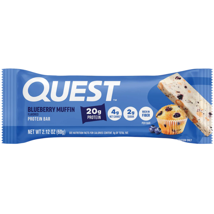 QUEST PROTEIN BAR BLUEBERRY MUFFIN