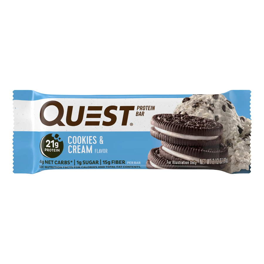 QUEST PROTEIN BAR COOKIES & CREAM