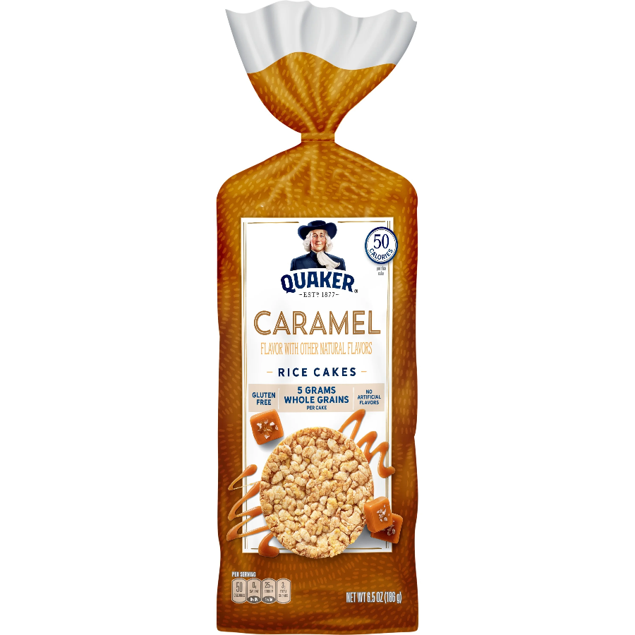 RICE CAKES CARAMEL QUAKER