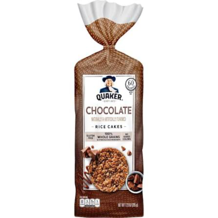 RICE CAKES CHOCOLATE QUAKER