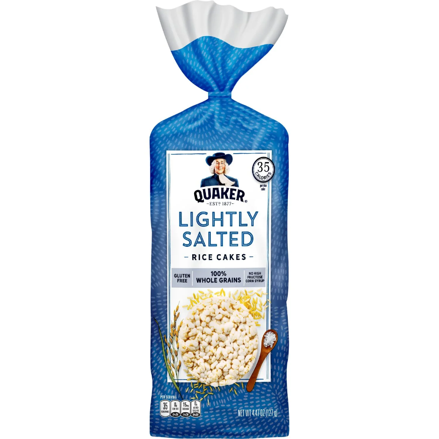 RICE CAKES LIGHTLY  SALTED QUAKER 