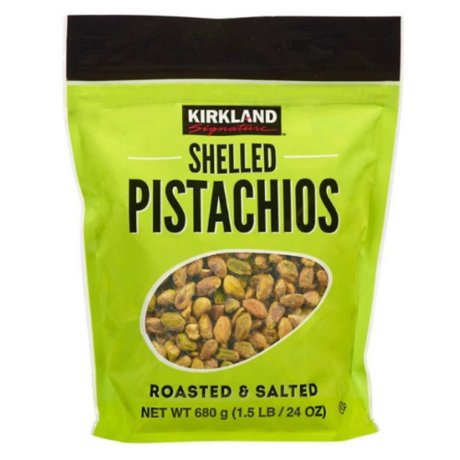 SHELLED PISTACHOS KIKRLAND 680GR