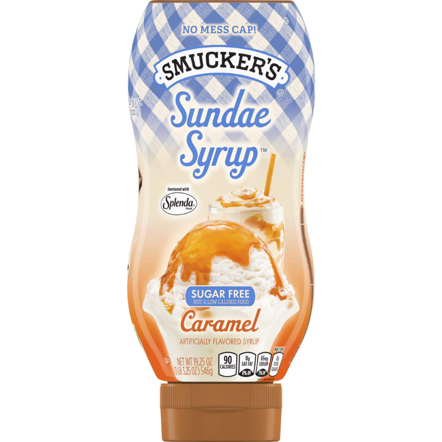 SMUCKERS SUNDAE SYRUP CARAMEL SUGAR FREE