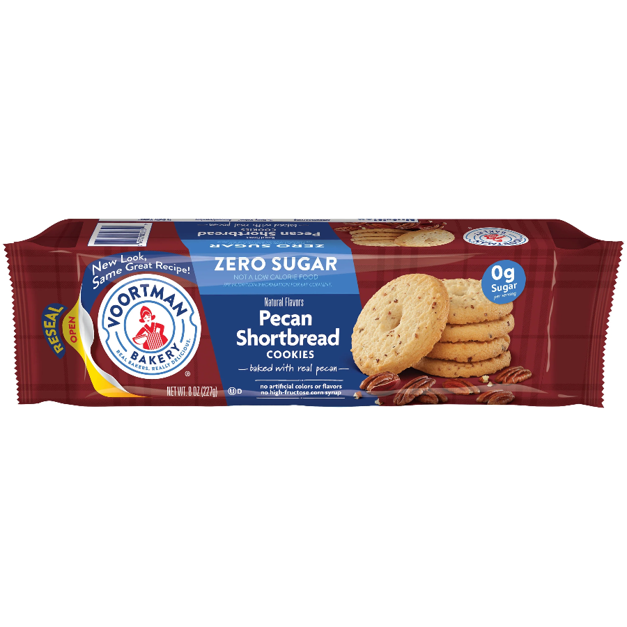 VOORTMAN BAKERY PECAN SHORTBREAD S. FREE