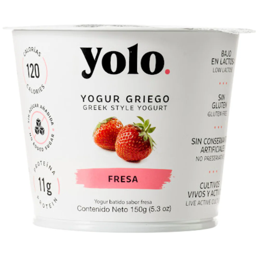 YOGURT GRIEGO FRESA 150GR YOLO