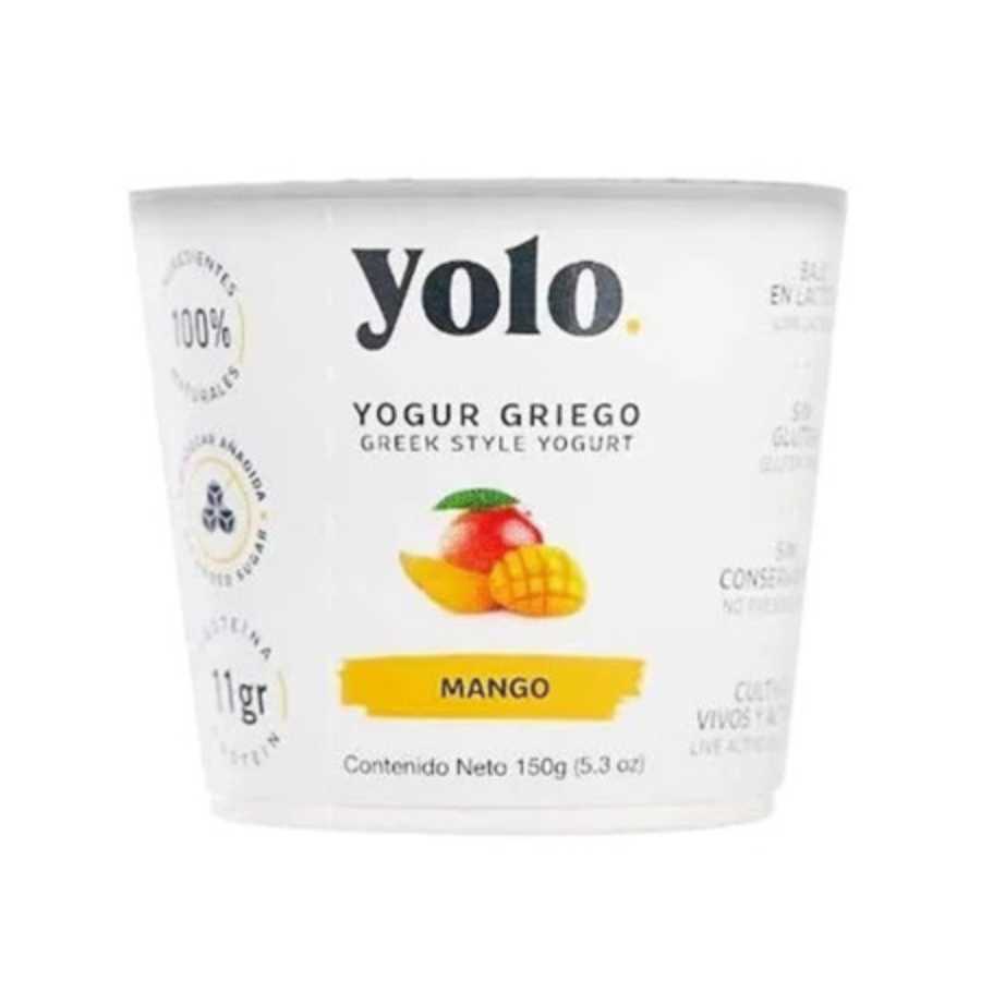 YOGURT GRIEGO MANGO 150GR YOLO