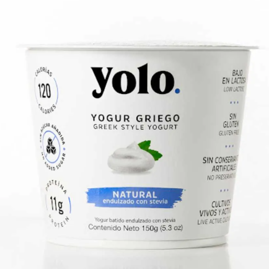 YOGURT GRIEGO NATURAL 150GR YOLO