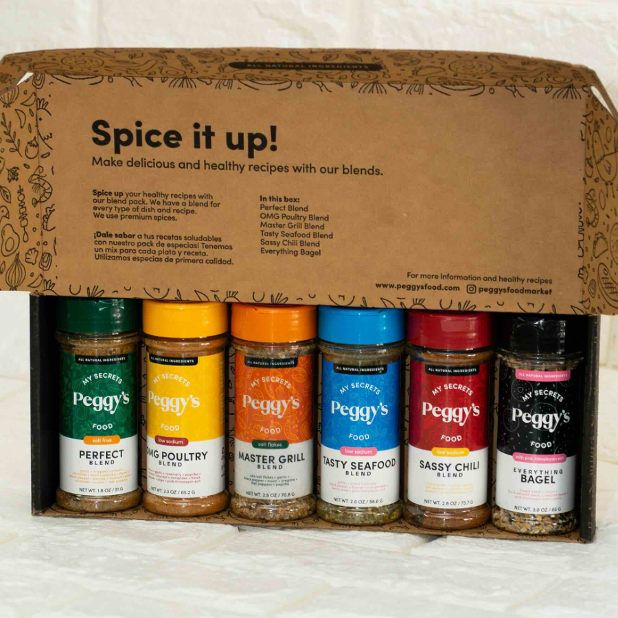 6 SPICE IT UP PACK PEGGYS