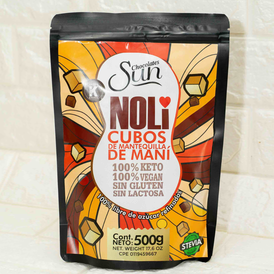 CUBOS NOLI MANTEQUILLA DE MANI SUN 500GR