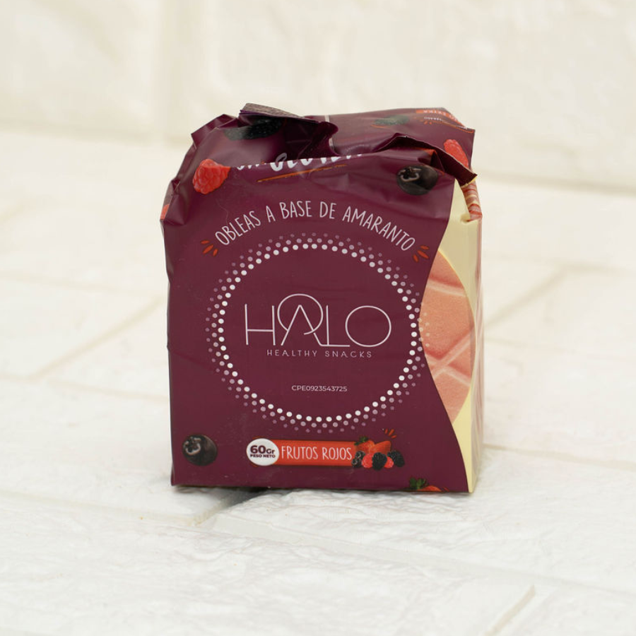 OBLEAS HALO 60GR FRUTOS ROJO