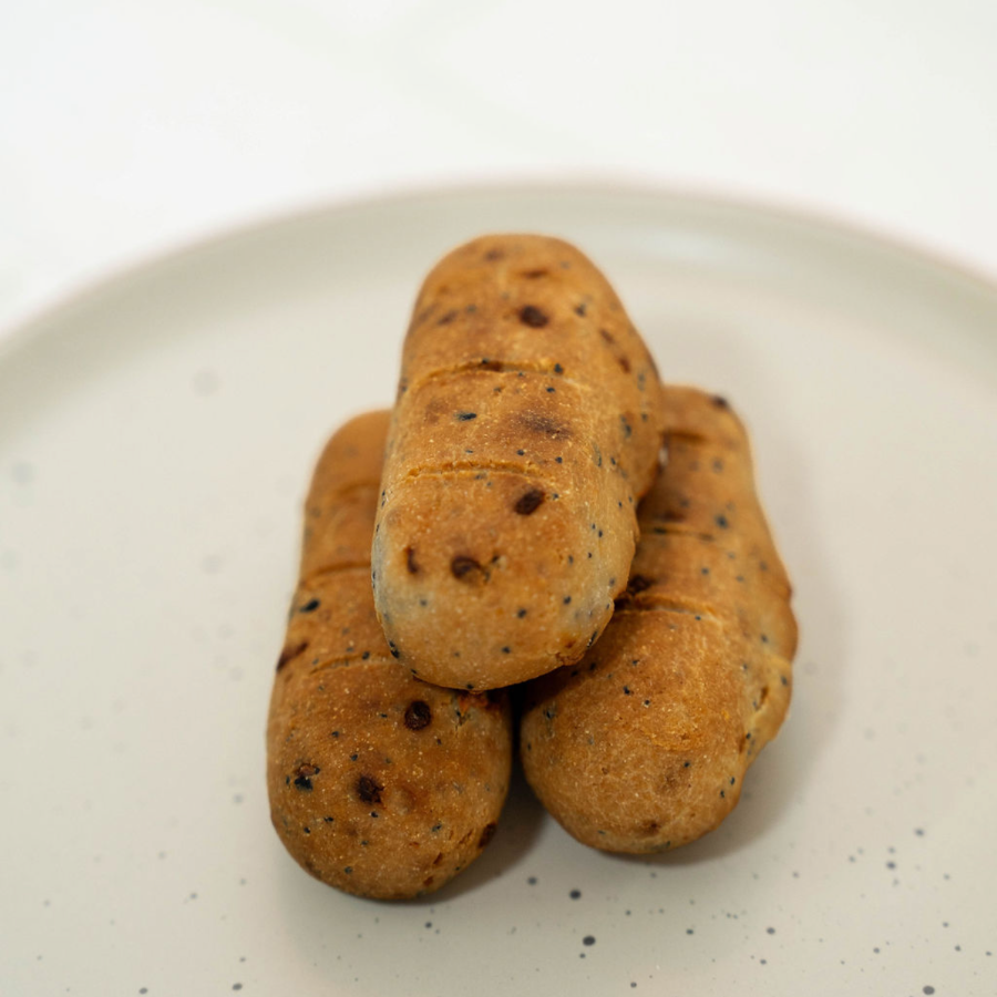 TEQUEÑOS  DE ALMENDRA EVERYTHING BAGEL